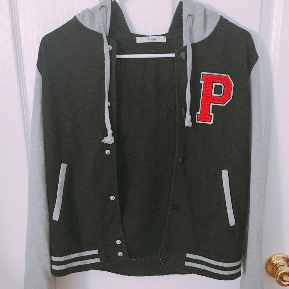Papaya varsity jacket